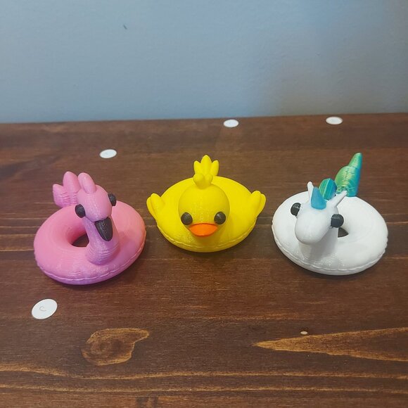 3D Printed Pool Floaty Toys - Picture 1 of 4